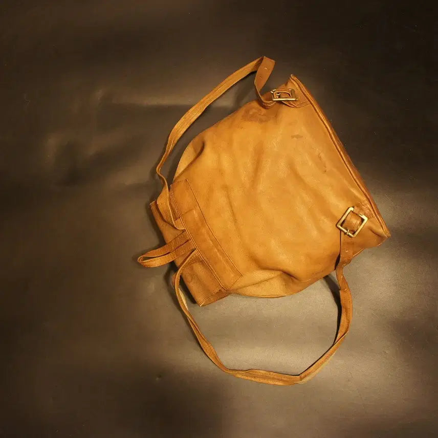 [BUNJANG] Leather Backpack / 491백팩 가죽 배낭 가죽백 가죽가방 빈티지가방 여자가방 남자백