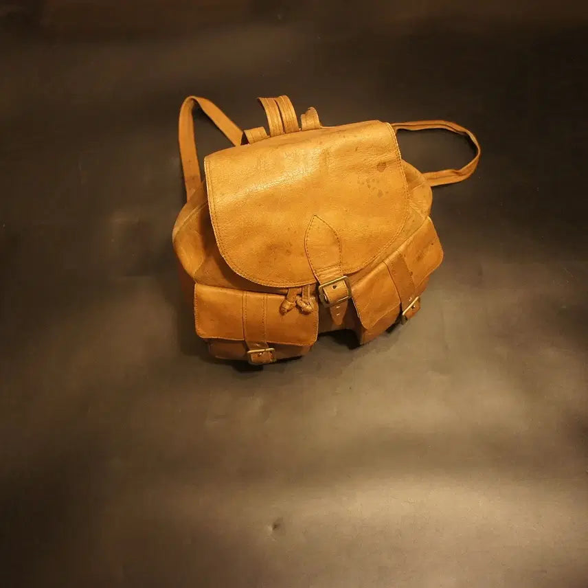[BUNJANG] Leather Backpack / 491백팩 가죽 배낭 가죽백 가죽가방 빈티지가방 여자가방 남자백