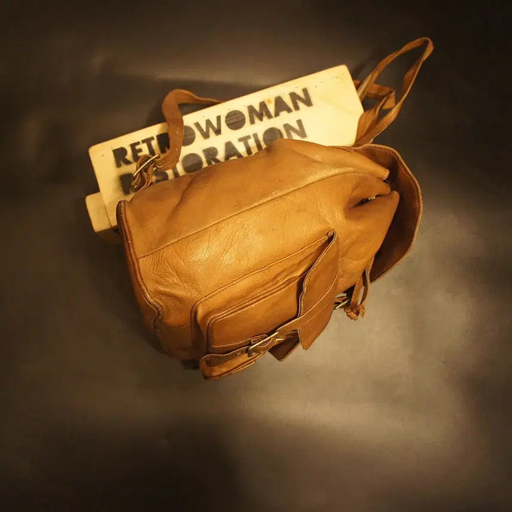 [BUNJANG] Leather Backpack / 491백팩 가죽 배낭 가죽백 가죽가방 빈티지가방 여자가방 남자백