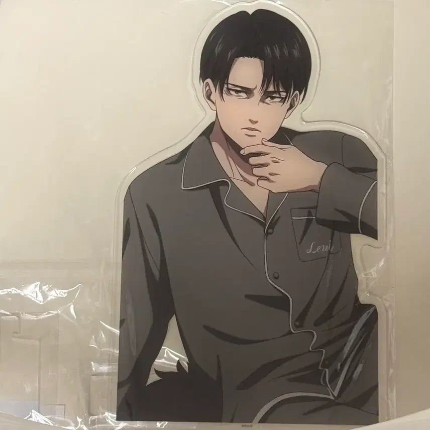 [BUNJANG] Attack on Titan Levi Acrylic Standee / 진격의 거인 리바이 룸웨어 동거인 아크릴 스탠드