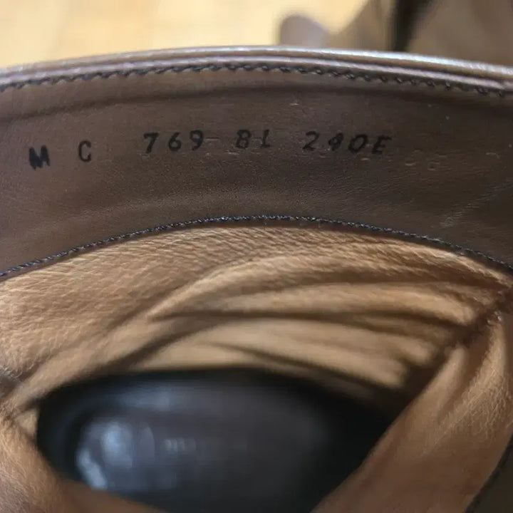 [BUNJANG] METROCITY Brown Leather Long Boots / [정품] METROCITY 브라운 가죽 롱부츠