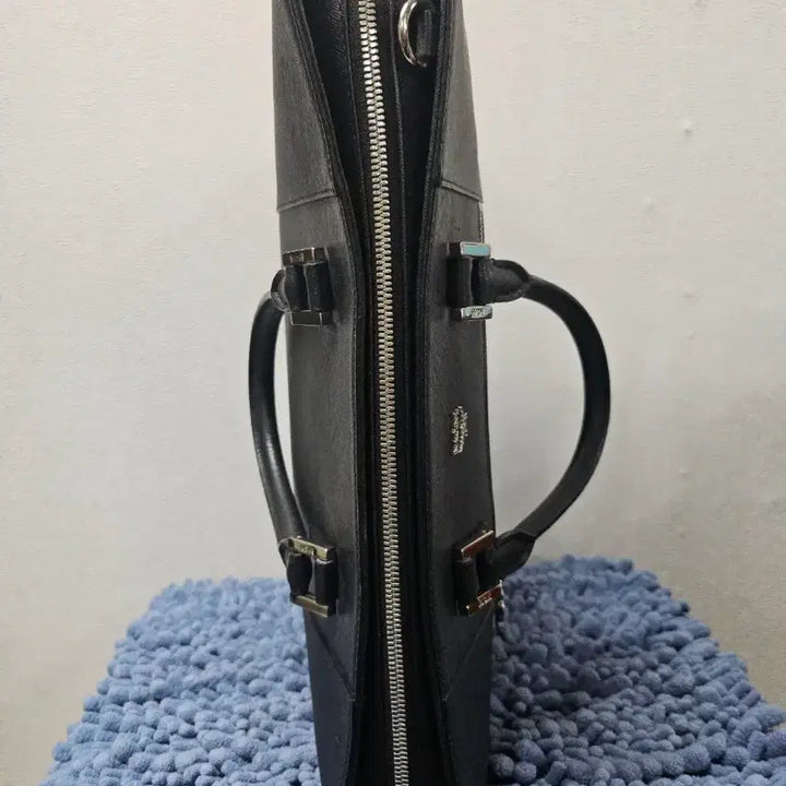 [BUNJANG] MCM Black Briefcase / MCM 블랙 사피아노브리프케이스 서류 가방 토트백 38*28*9