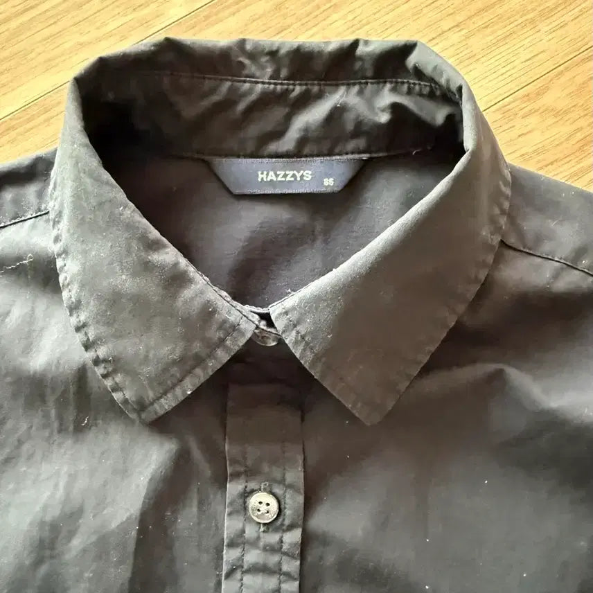 [BUNJANG] Hazzys Black Shirt / 헤지스 블랙 셔츠