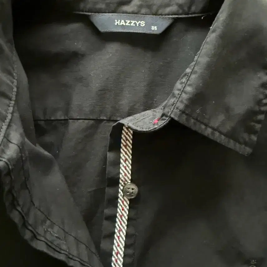 [BUNJANG] Hazzys Black Shirt / 헤지스 블랙 셔츠