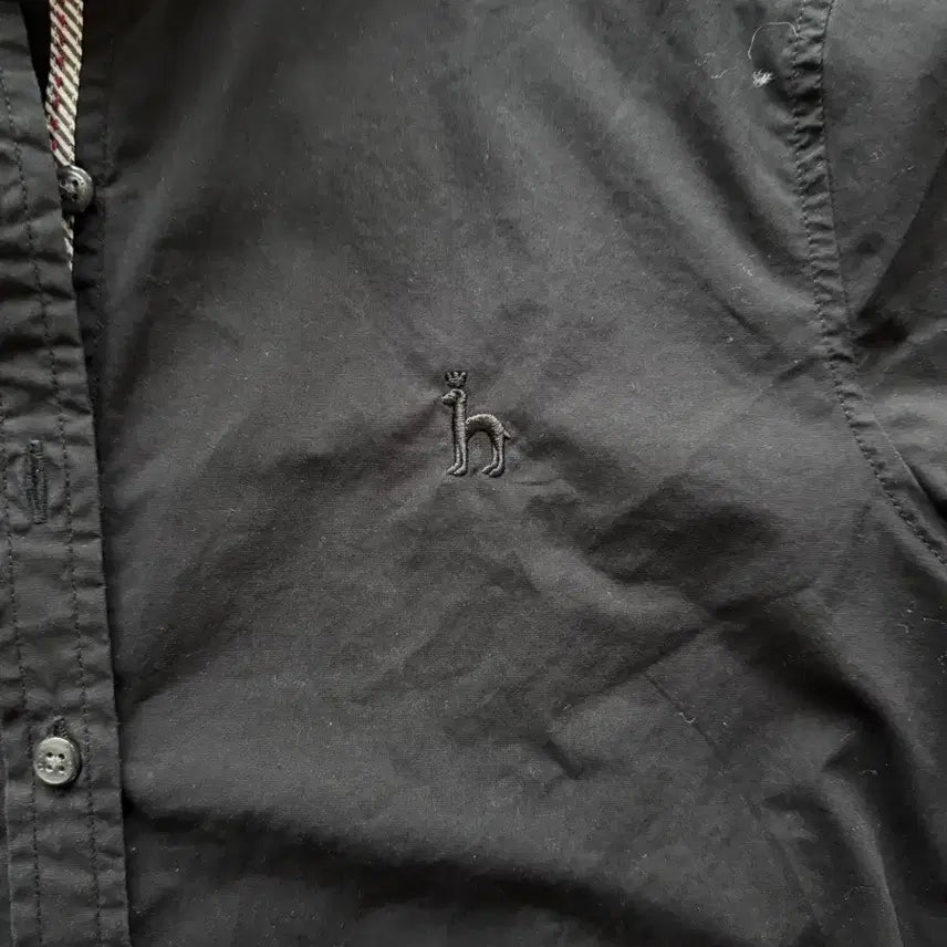 [BUNJANG] Hazzys Black Shirt / 헤지스 블랙 셔츠