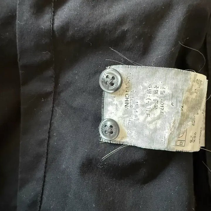 [BUNJANG] Hazzys Black Shirt / 헤지스 블랙 셔츠