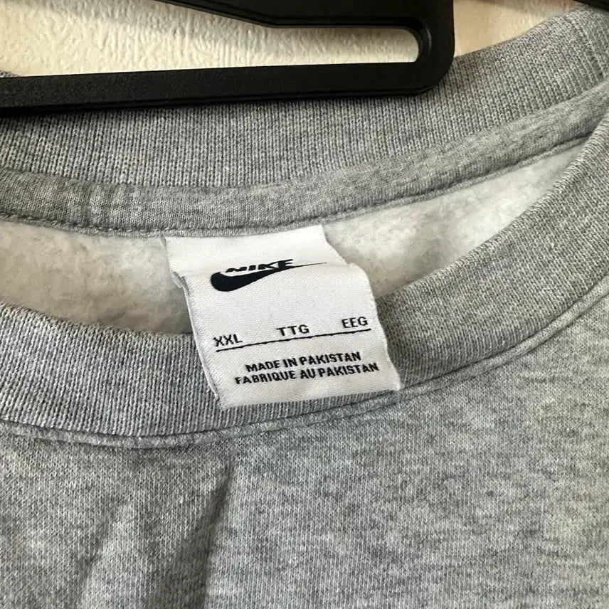 [BUNJANG] Nike Sweatshirt Dark Grey Heather Light / (2XL)나이키  스웨트셔츠 다크 그레이 헤더 라이트