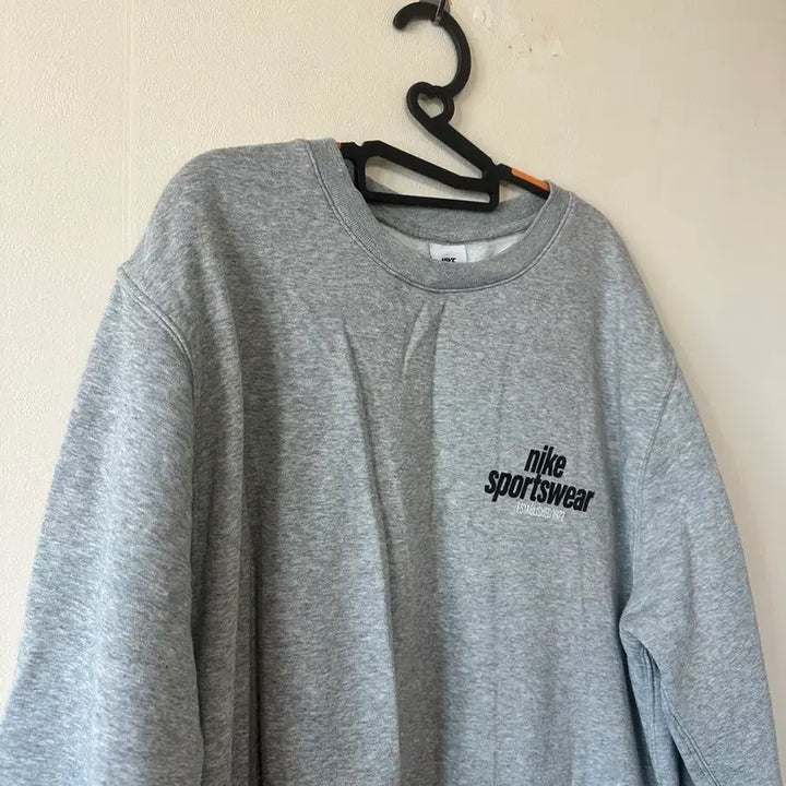 [BUNJANG] Nike Sweatshirt Dark Grey Heather Light / (2XL)나이키  스웨트셔츠 다크 그레이 헤더 라이트