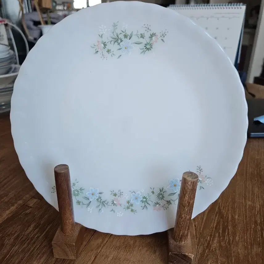 [BUNJANG] Milk Glass Plate Set (3pcs) / 국산 밀크글라스3p (수정유리)