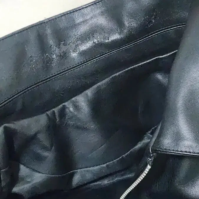 [BUNJANG] Irrelevant Input / 아이러니포르노 블랙 레더 자켓