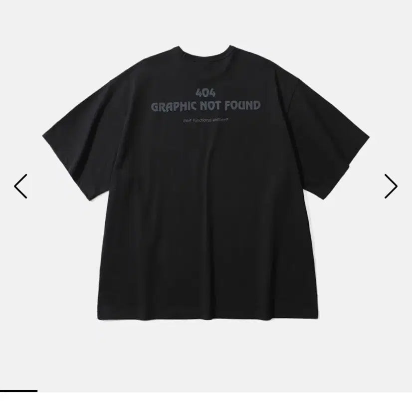 [BUNJANG] Moip 404 GNF T-shirt (Black, Size 3) / 모이프 404 GNF 반팔티 블랙 3사이즈