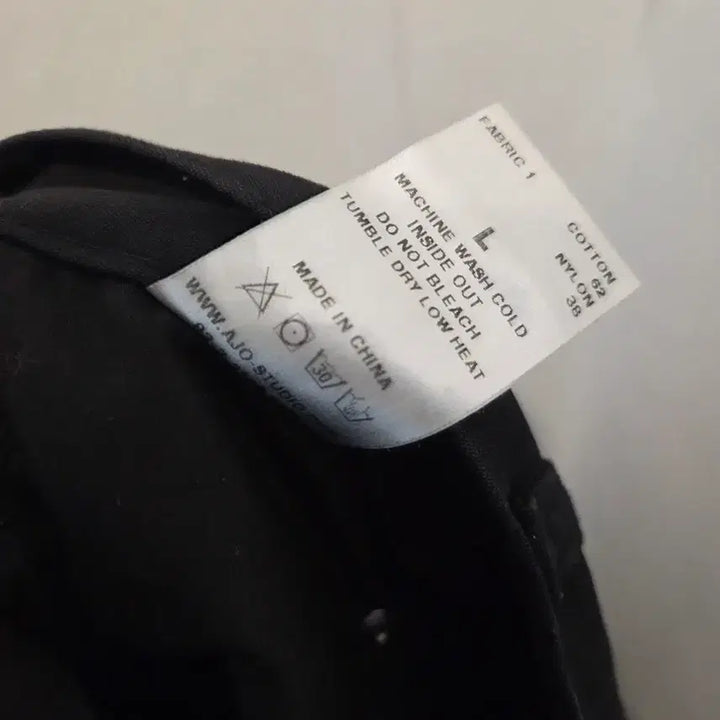 [BUNJANG] Printed Cotton Pants / 블랙 프린팅 패턴 면바지