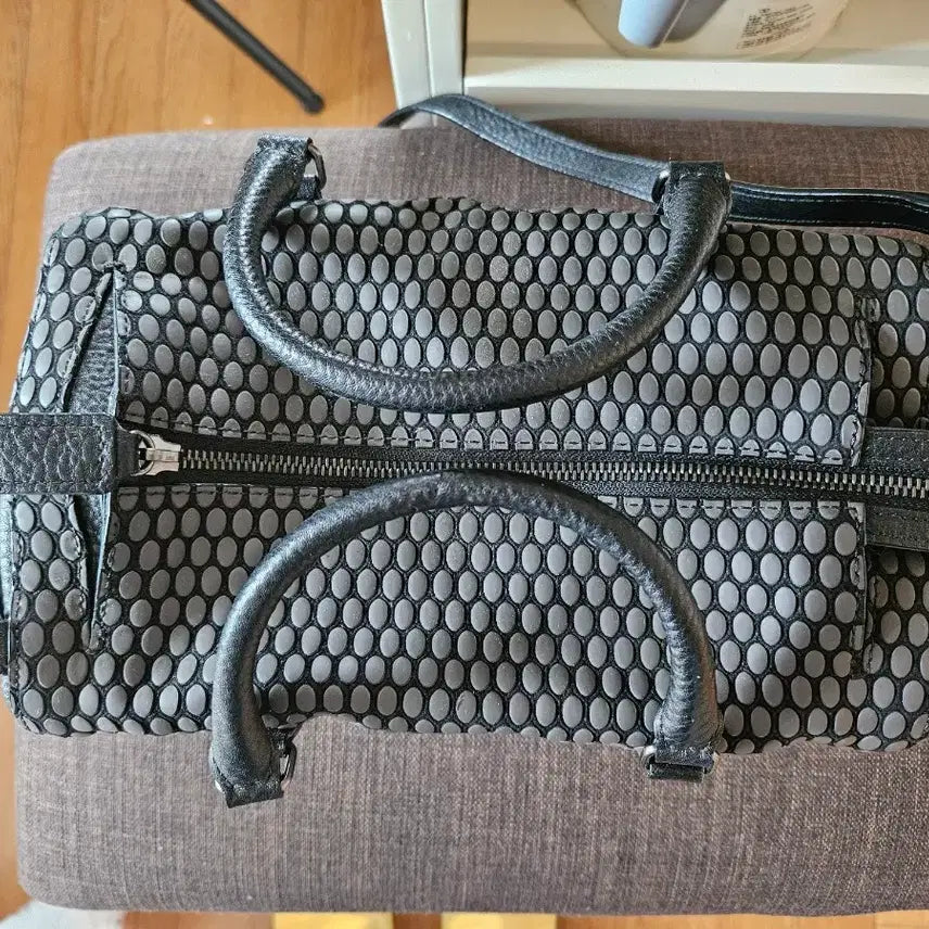 [BUNJANG] Black Pattern Tote Bag / 블랙 패턴 토트백(새상품)