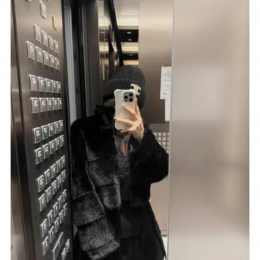 [BUNJANG] Fake Fur Jacket / 수입의류 페이크 퍼 자켓