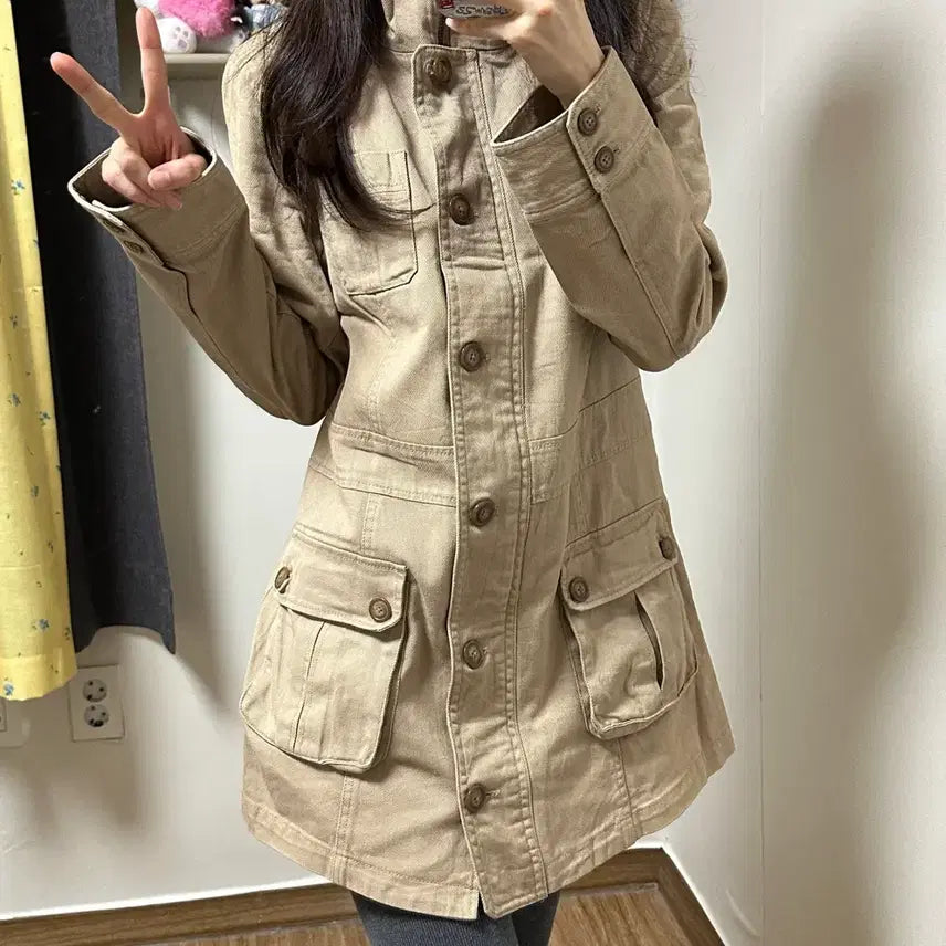 [BUNJANG] Vintage Pocket Jacket / 빈티지 포켓 자켓 오네갸루 로걀 라떼 모리걸 공겜여주 코이세이오깔 고딕