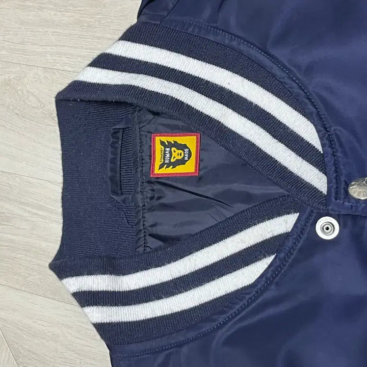 [BUNJANG] Human Made Nylon Stadium Jacket Navy L / 휴먼메이드 나일론 스타디움 자켓 네이비 L