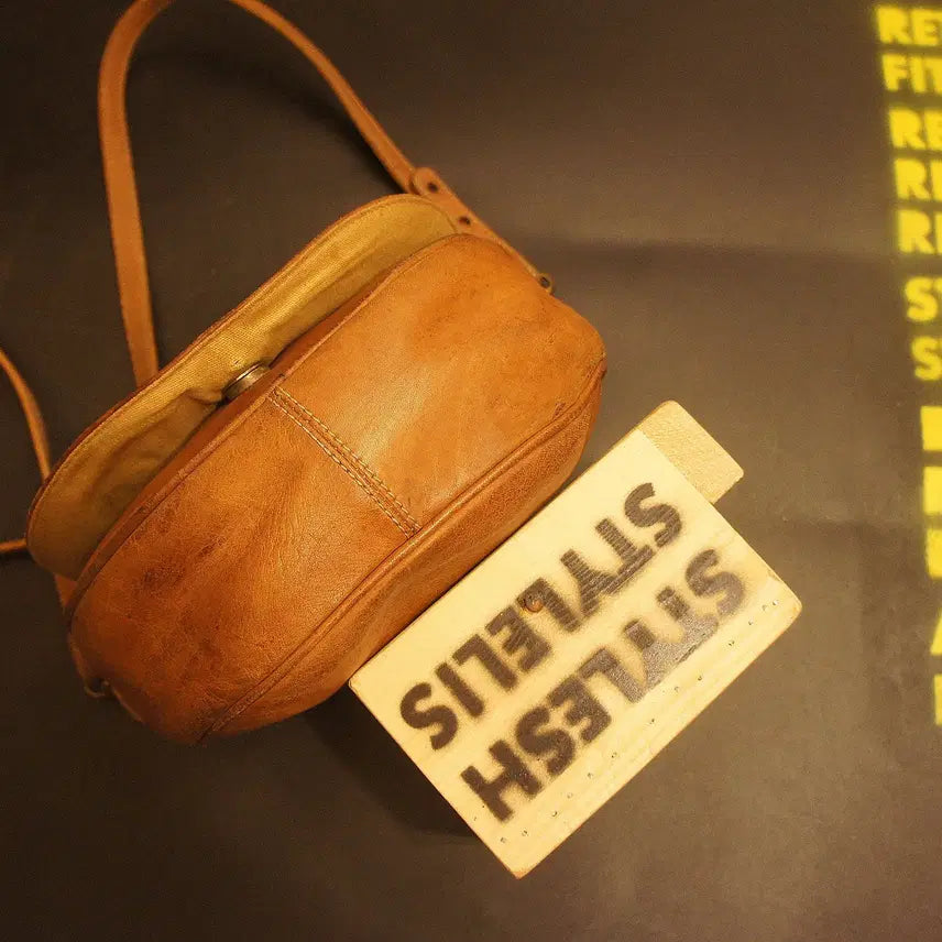 [BUNJANG] Crossbody Bag / 495크로스가방 크로스백 가죽백 가죽가방 빈티지가방 여자가방 여자백