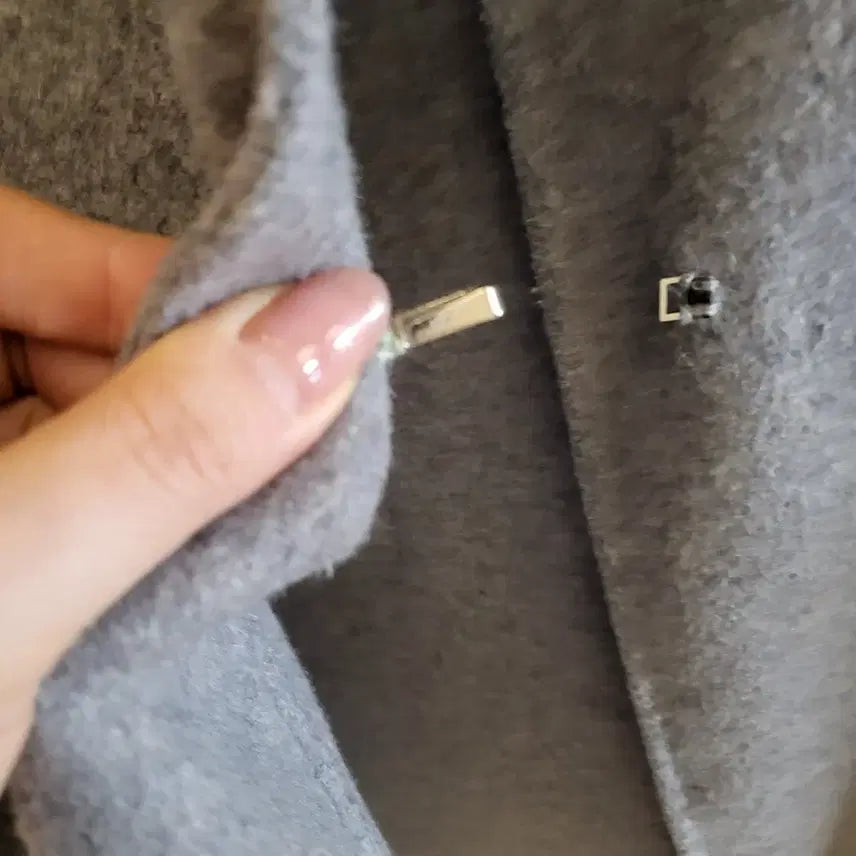 [BUNJANG] Make Me A Star Gray Long Vest / Make Me A Star 회색 롱 조끼 베스트 포켓 디자인