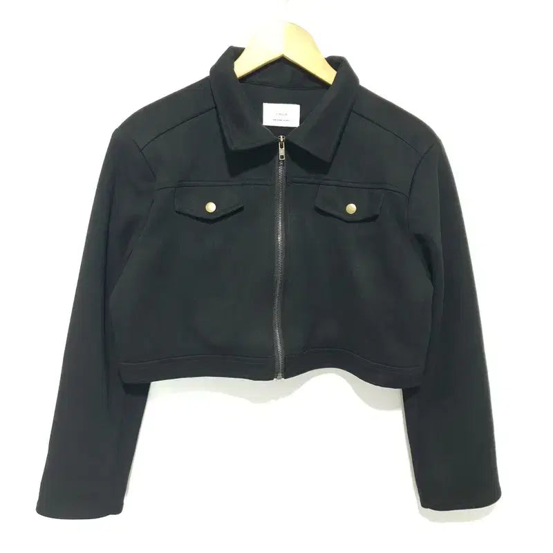 [BUNJANG] F_M0839 Cropped Suede Jacket / 여성 스웨이드 크롭 자켓 F_M0839