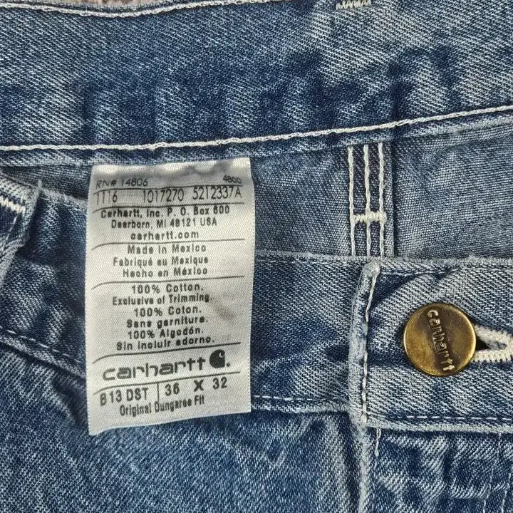 [BUNJANG] Carhartt Denim Carpenter Work Pants (36X32) / 칼하트 데님 카펜터 워크 팬츠 ( 36X32 ) / 11309