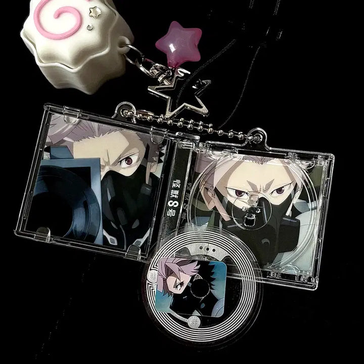 [BUNJANG] Kaiju No. 8 Narumi Gen Acrylic CD Keyring / [괴수 8호]  NFC 나루미 겐 양면 아크릴 CD 키링