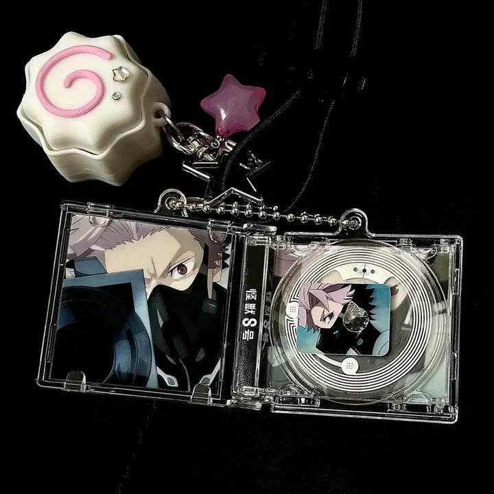 [BUNJANG] Kaiju No. 8 Narumi Gen Acrylic CD Keyring / [괴수 8호]  NFC 나루미 겐 양면 아크릴 CD 키링