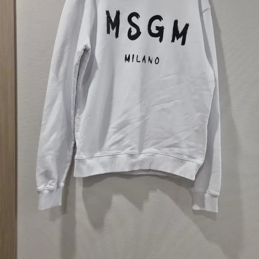 [BUNJANG] MSGM Milano White Sweatshirt / MSGM 밀라노 화이트 맨투맨 티셔츠