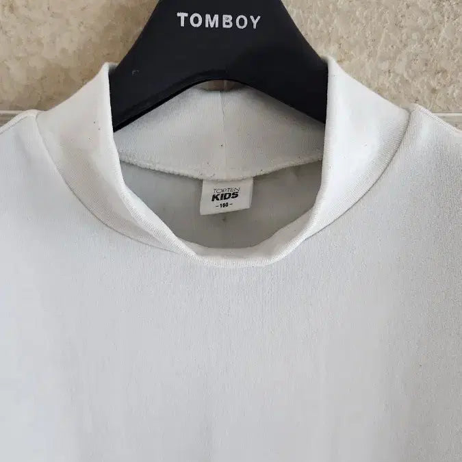 [BUNJANG] Topten Kids Mock Neck T-Shirt (2) / 탑텐키즈 반목폴라티 160  2벌