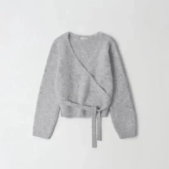 [BUNJANG] Hug Wrap Knit Gray / 소버샵 Hug Wrap Knit 그레이