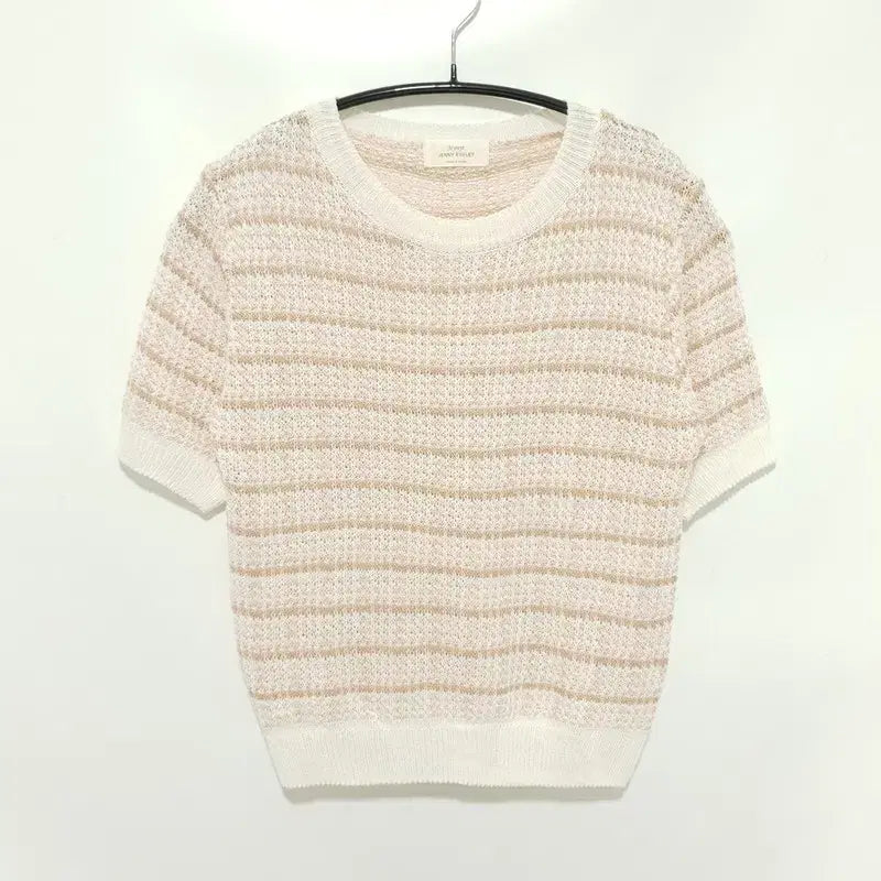 [BUNJANG] F_S0333 Knit Top / 니트 반팔 F_S0333