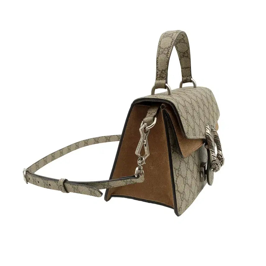 [BUNJANG] Dior Dionysus Small Top Handle Bag / 구찌 캔버스 베이지 스웨이드 디오니서스 스몰 탑핸들 2WAY