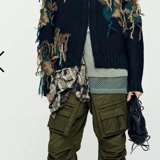 [BUNJANG] Anderson Bell CAMOUFLAGE ZIP-UP CARDIGAN / 앤더슨벨 CAMOUFLAGE ZIP-UP CARDIGAN(새상품)