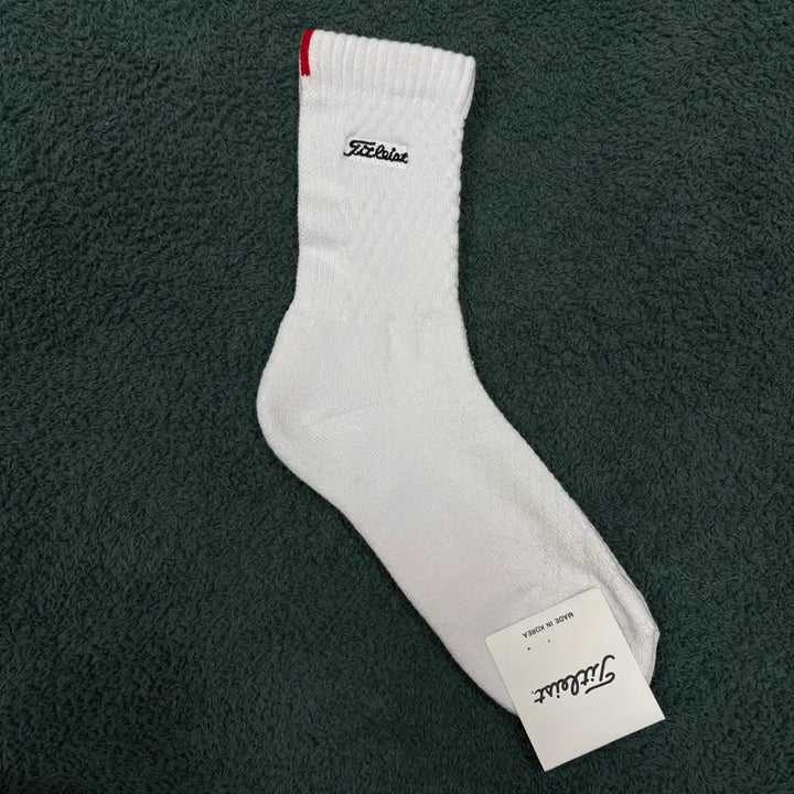 [BUNJANG] Titleist Double Cushion Embossed Logo Long Golf Socks / 타이틀리스트 이중쿠션 자수로고 엠보싱 장목 골프양말