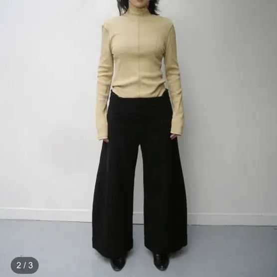 [BUNJANG] Eonts Turtle Neck Top (Mustard) / Eonts 에옹쓰 집 터틀넥 탑 (머스타드)