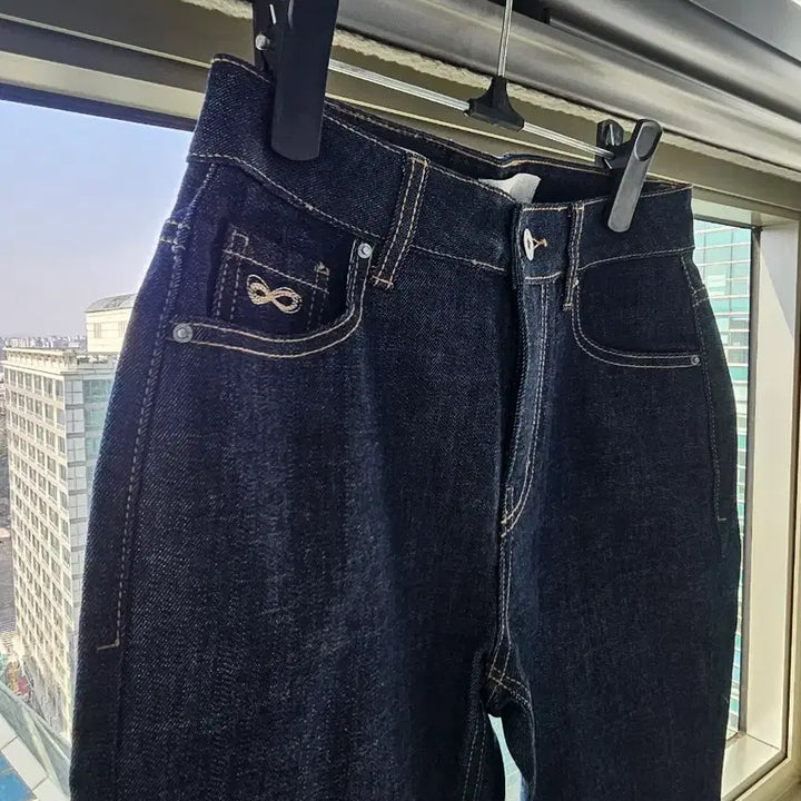 [BUNJANG] PLAC Bootcut Denim Jeans / PLAC 부츠컷 진청 데님 바지 25사이즈
