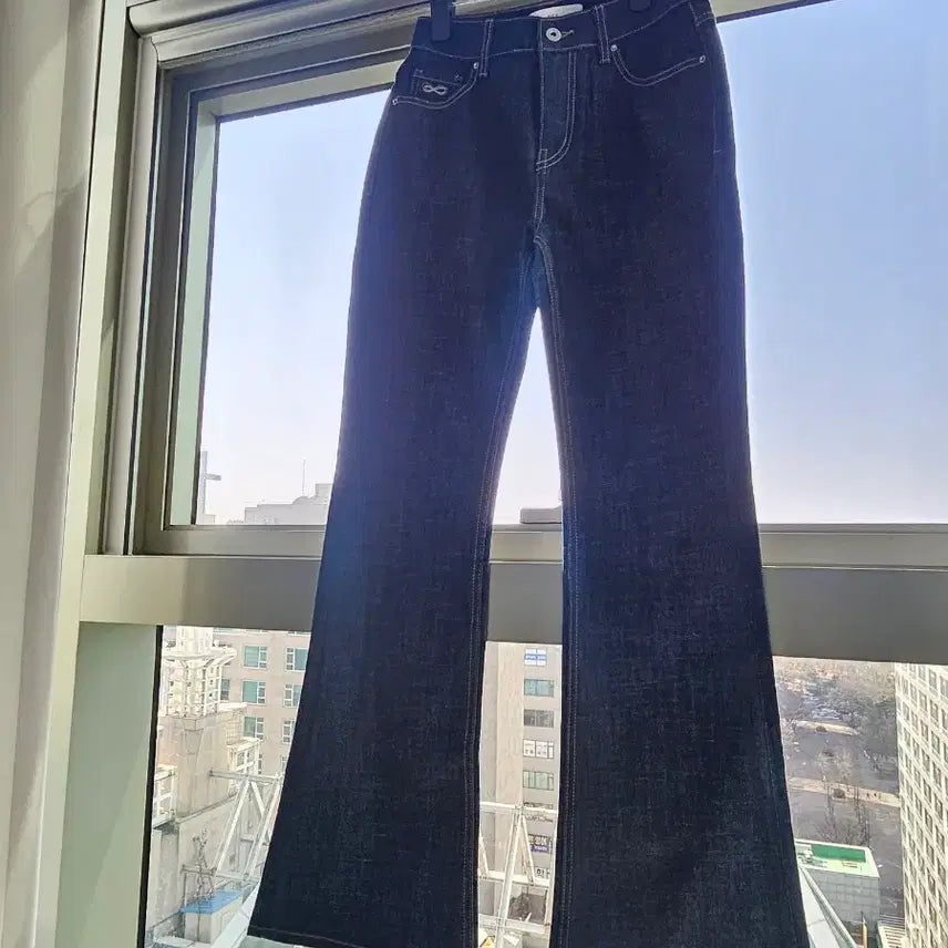 [BUNJANG] PLAC Bootcut Denim Jeans / PLAC 부츠컷 진청 데님 바지 25사이즈