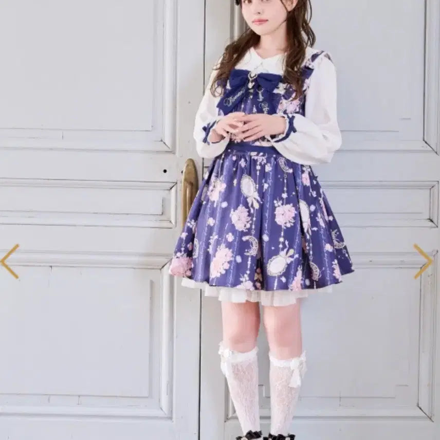 [BUNJANG] LIZ LISA Jewelry One-Piece Navy / 리즈리사 쥬얼리 원피스 네이비