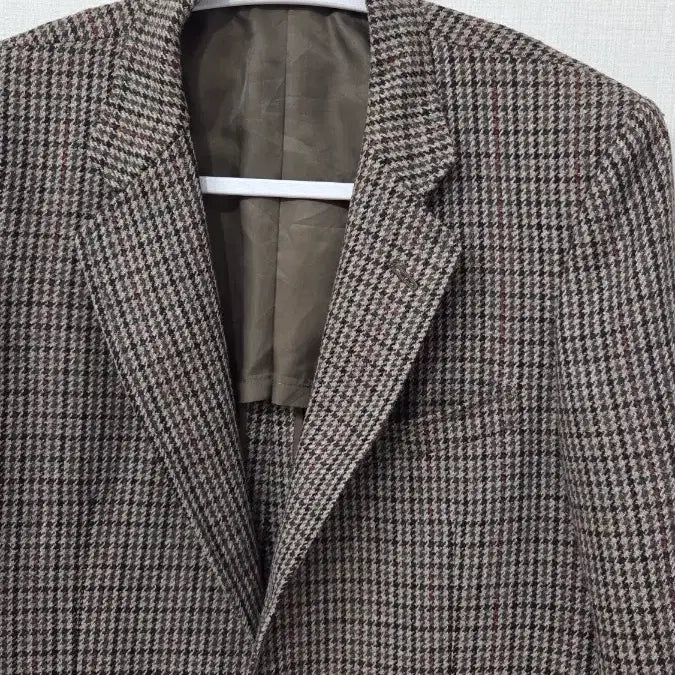 [BUNJANG] Herringbone Check Brown Jacket / 헤링본 체크 브라운 자켓