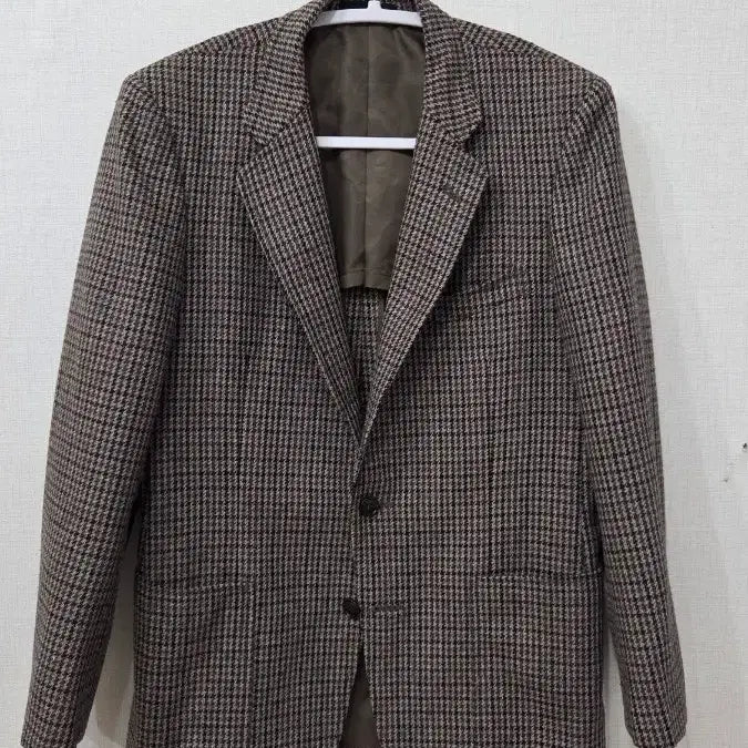 [BUNJANG] Herringbone Check Brown Jacket / 헤링본 체크 브라운 자켓