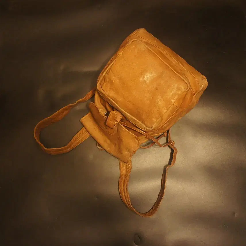 [BUNJANG] Leather Backpack / 499백팩 가죽 배낭 가죽백 가죽가방 빈티지가방 여자가방 여자백