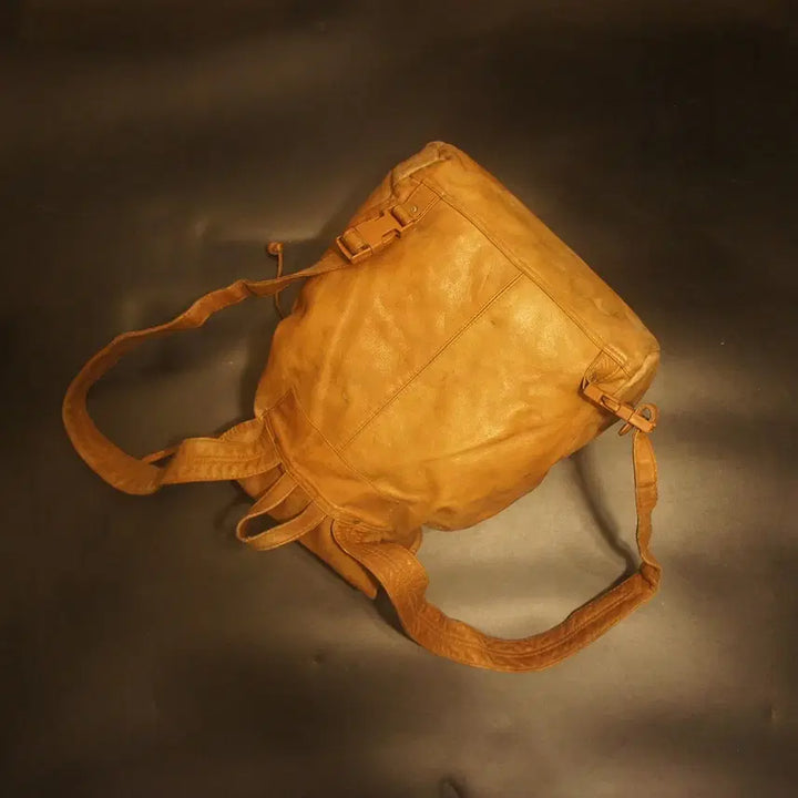 [BUNJANG] Leather Backpack / 499백팩 가죽 배낭 가죽백 가죽가방 빈티지가방 여자가방 여자백