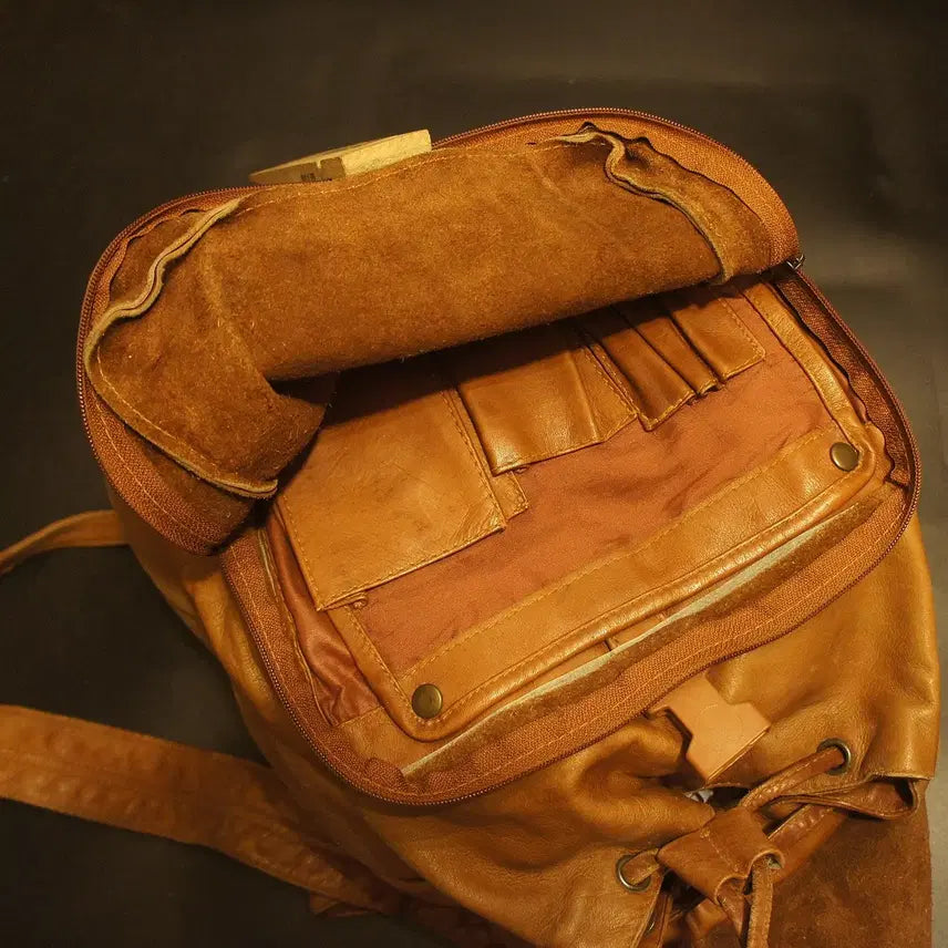 [BUNJANG] Leather Backpack / 499백팩 가죽 배낭 가죽백 가죽가방 빈티지가방 여자가방 여자백