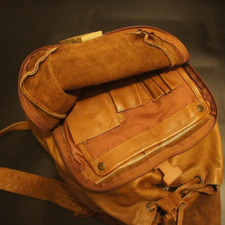 [BUNJANG] Leather Backpack / 499백팩 가죽 배낭 가죽백 가죽가방 빈티지가방 여자가방 여자백