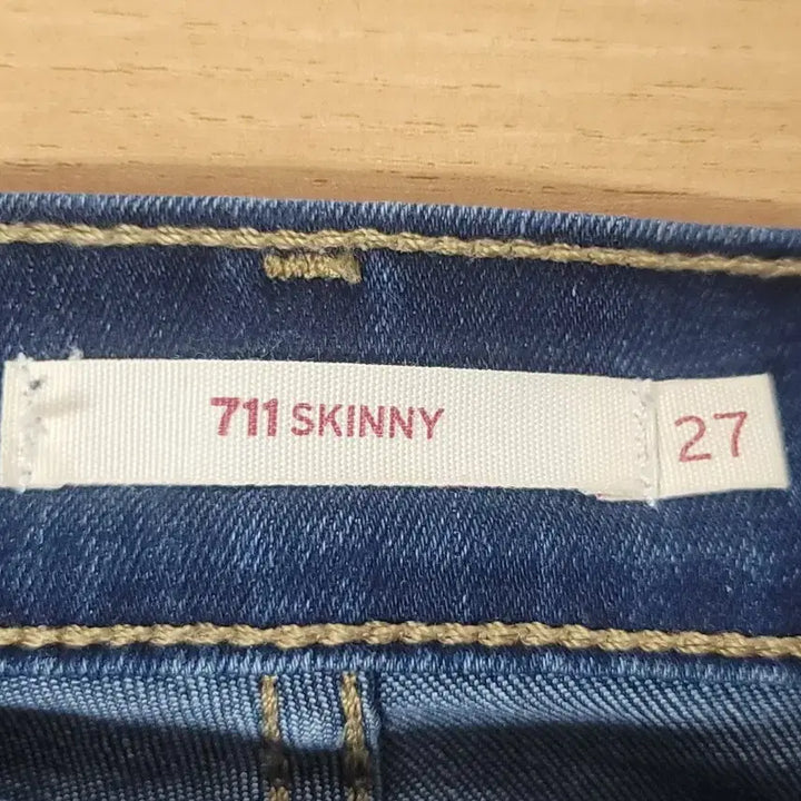 [BUNJANG] Levi's 711 Denim Jeans / LEVIS 리바이스711 여성 스키니 찐청 데님