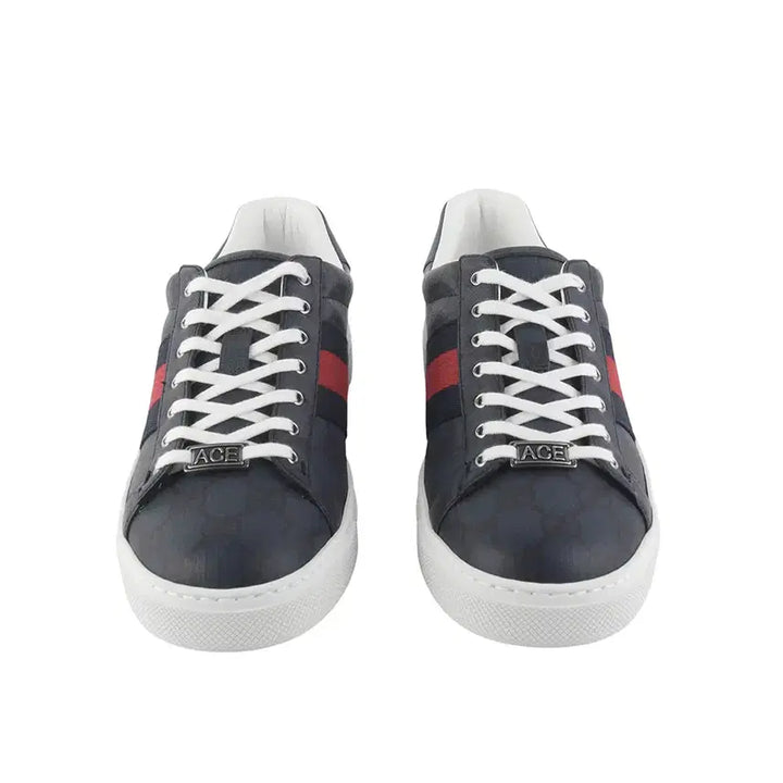 [BUNJANG] Gucci Ace Sneakers / 구찌 760775 에이스 스니커즈 웹 블랙 슈프림 7 1/2사이즈