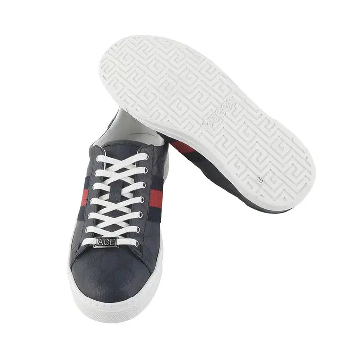 [BUNJANG] Gucci Ace Sneakers / 구찌 760775 에이스 스니커즈 웹 블랙 슈프림 7 1/2사이즈