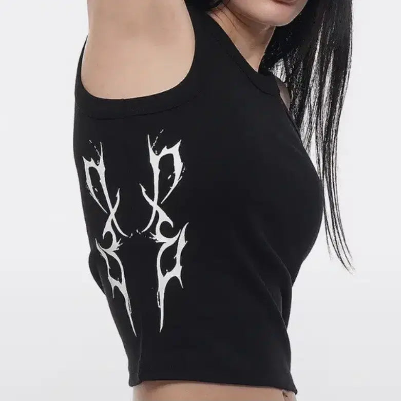 [BUNJANG] D.SHOW.H Thunder Logo Women's Tank Top / 디쏘에이치 썬더 로고 여자 나시