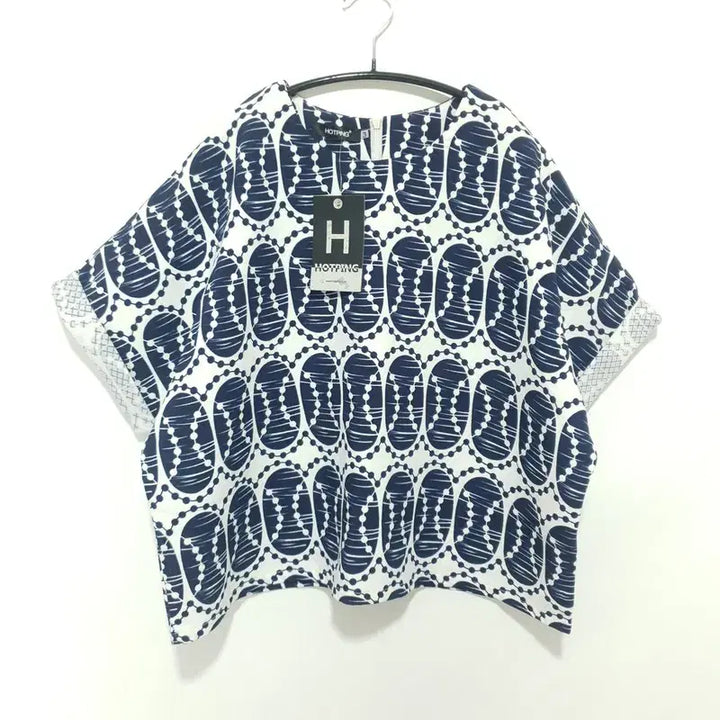 [BUNJANG] Hotping Pattern Blouse / 핫핑 패턴 블라우스 3_S0923