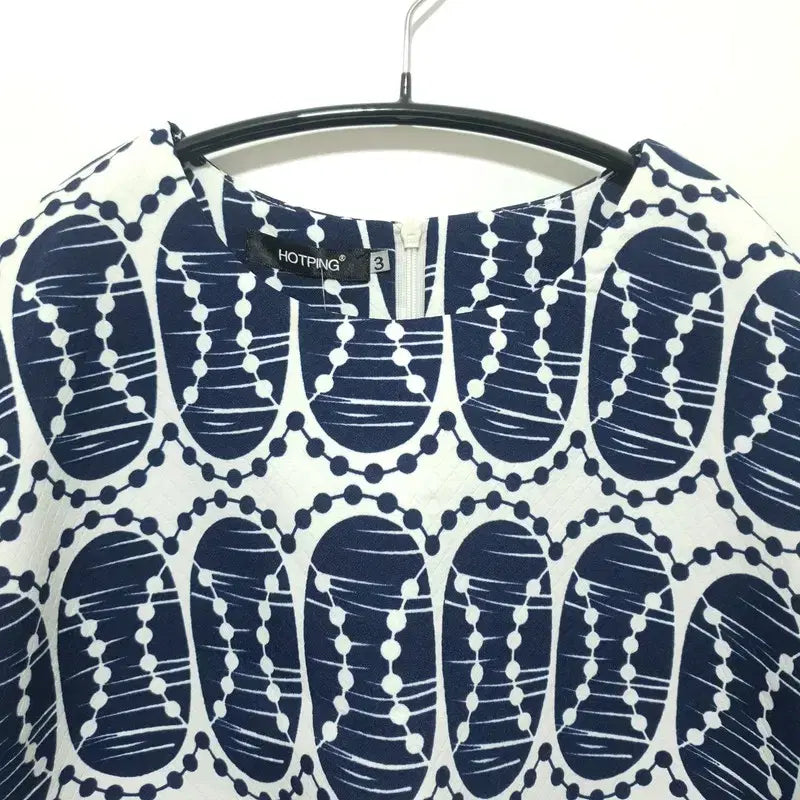 [BUNJANG] Hotping Pattern Blouse / 핫핑 패턴 블라우스 3_S0923