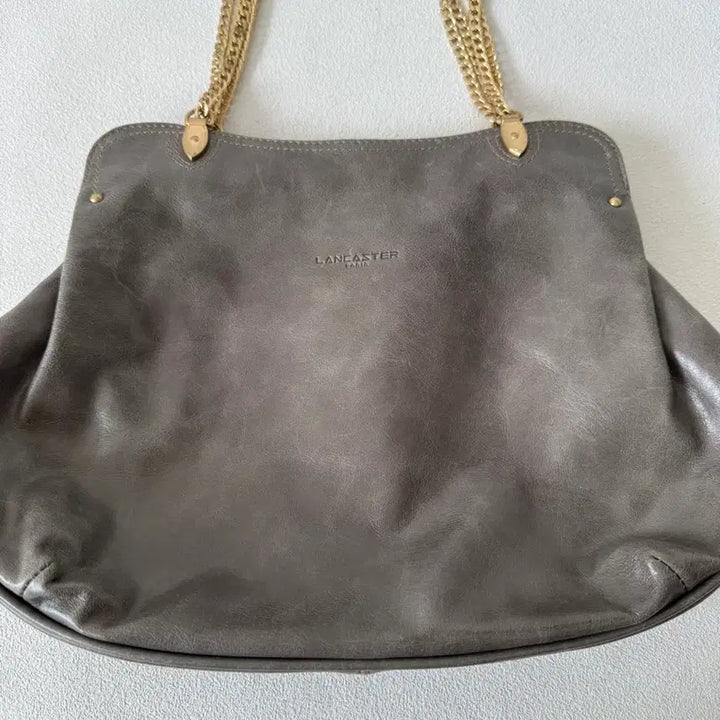 [BUNJANG] LANCASTER Leather Chain Shoulder Bag / LANCASTER 레더 체인 숄더백